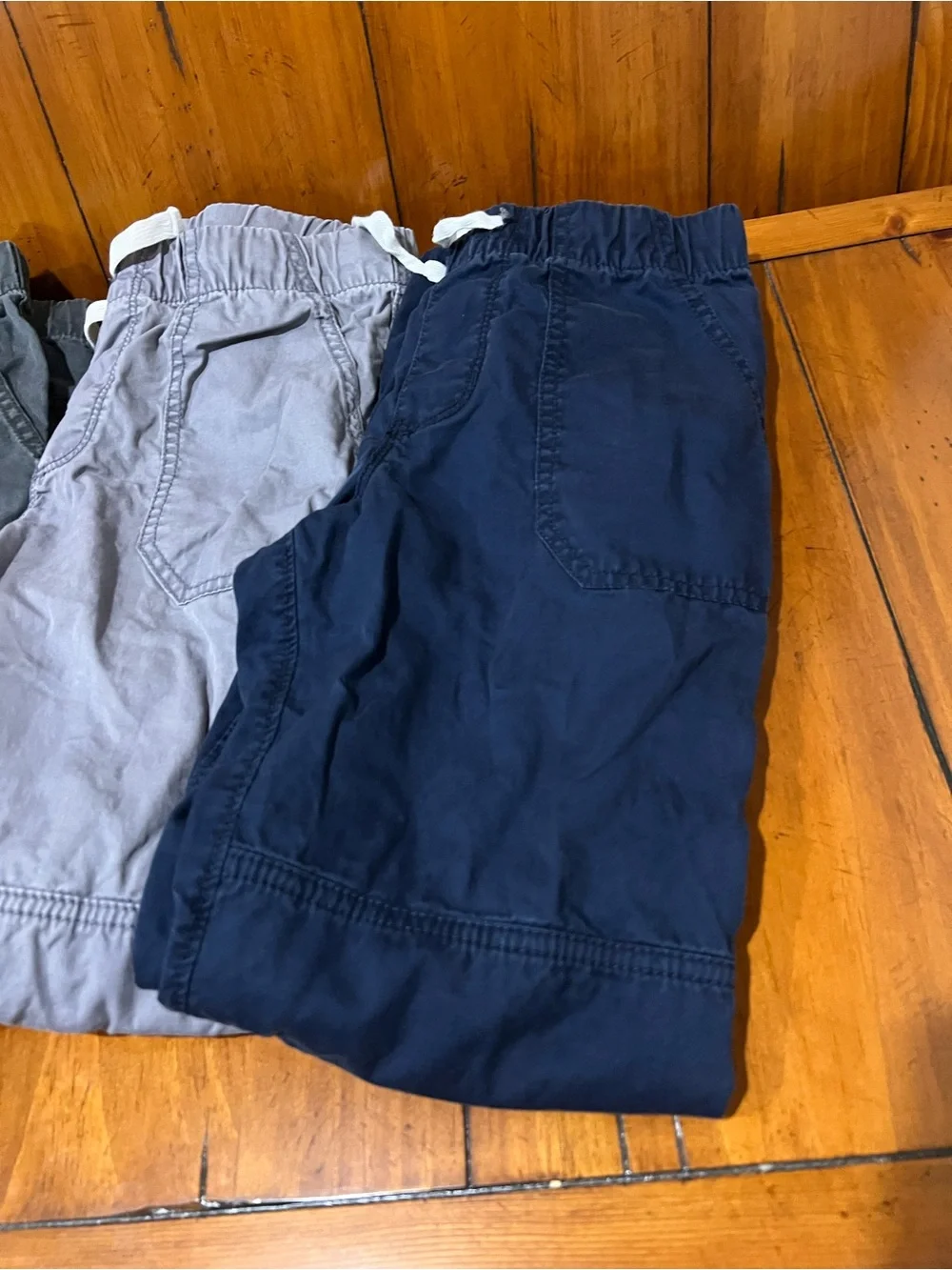 Cat & Jack Kids Cargo Pants - 4 pair included: Tan, Dark Gray, Light Gray, Navy